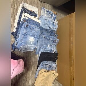 Mixed Women's Denim Shorts & Jeans Lot - 13 items